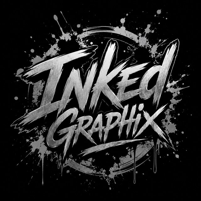 Graphic Tee with Pop Color Print